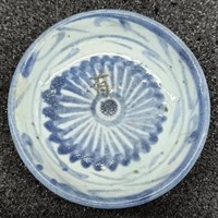 暗青輪狀小碟藏品圖，第1張