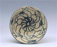 暗青輪狀小碟藏品圖，第1張