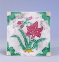 紅百合磁磚藏品圖，第1張