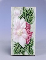 粉紅花卉邊飾磁磚藏品圖，第1張