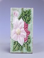 粉紅花卉邊飾磁磚藏品圖，第1張