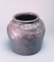 褐釉直紋甕藏品圖，第1張