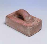 素燒方形編帽鎮藏品圖，第1張