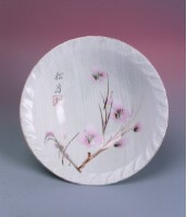 金邊彩繪梅花碗（中）藏品圖，第1張