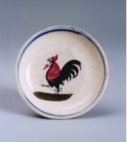 彩繪公雞碟（小）藏品圖，第1張
