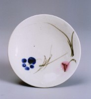 彩繪花草碟（大）藏品圖，第1張
