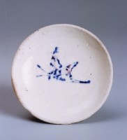 蝴蝶印花碟（小）藏品圖，第1張