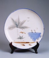 彩繪風景盤（大）藏品圖，第1張