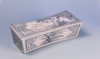 方形仕女圖枕藏品圖，第1張