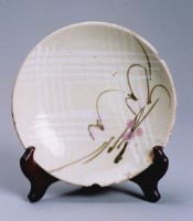 綠釉梅花小盤藏品圖，第1張