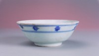 藍釉小碗藏品圖，第1張