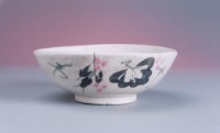 花草白釉碗藏品圖，第1張