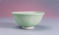 淡綠釉暗花紋碗藏品圖，第1張