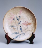 蘭花陶盤藏品圖，第1張