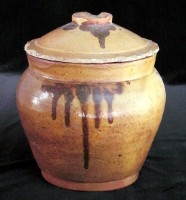 (陶器寅029)豬油罐(附蓋)藏品圖，第1張