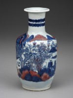 Blue-and-white Red Glaze Vase Collection Image, Figure 2, Total 3 Figures