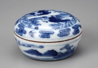 Blue-and-white Seal Paste Box Collection Image, Figure 1, Total 2 Figures