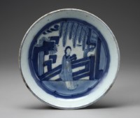 青花人物盤藏品圖，第1張