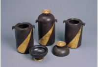 釉裡金彩溫酒壺的圖片