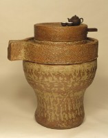 陶磨、陶臼流水泡茶組的圖片