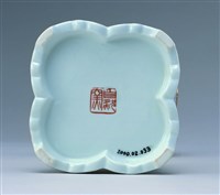 粉彩福壽紋鏤空冠架藏品圖，第3張