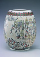 Procession Welcoming Goddness Matzu Collection Image, Figure 3, Total 3 Figures