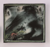 潑彩山水的圖片