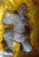 憨番扛廟角(一對)藏品圖，第1張