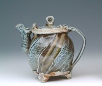 三腳黑茶壺藏品圖，第1張