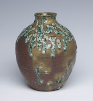 綠流釉瓶(早08)藏品圖，第1張