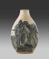 林泉清思扁瓶藏品圖，第1張