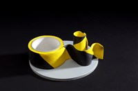 街物：香港英皇道警戒線的圖片