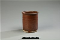 鐵褐釉薰油筒藏品圖，第1張