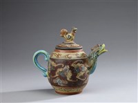 變色釉茶壺藏品圖，第1張