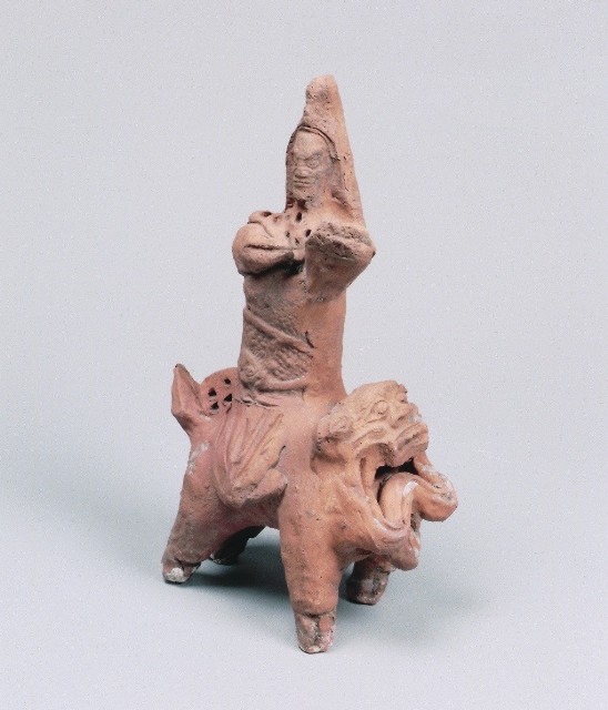 Brick-fired Shisa