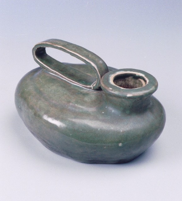 Green-glazed Chamber Pot