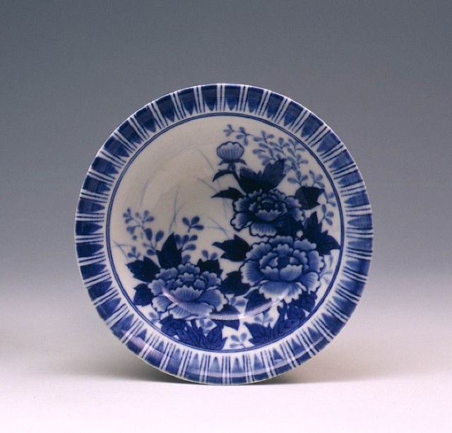 Blue-and-white Flower Bowl 9