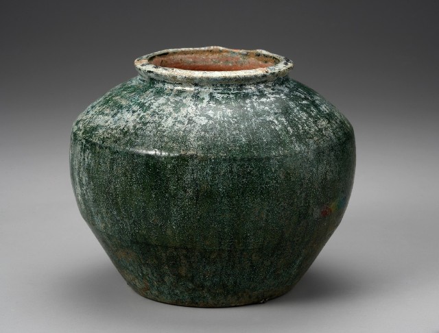 Green Glaze Jar