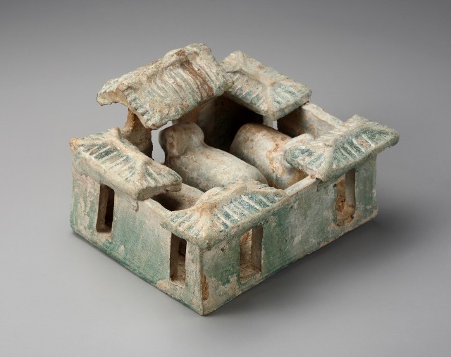 Green Glaze Sheep Pen