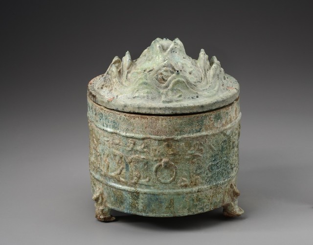 Green Glaze Hill Incense Burner