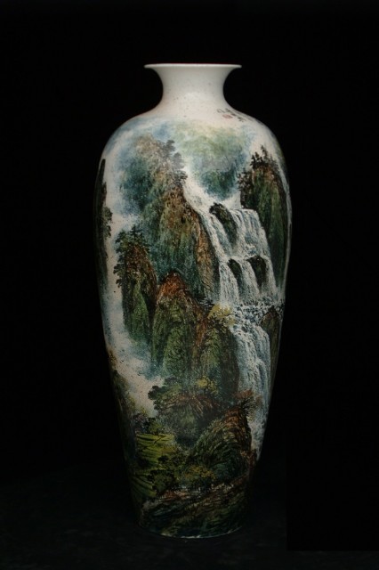 Waterfall down from the Hills