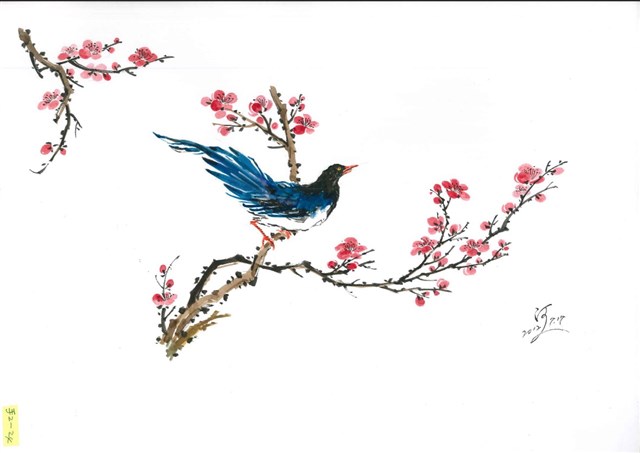 喜上眉梢圖的圖片
