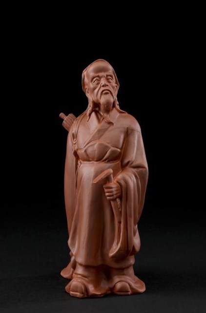 Biscuit-fired Figure