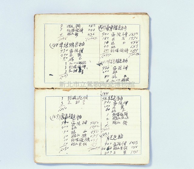 邱和成遺留之筆記手冊藏品圖，第1張