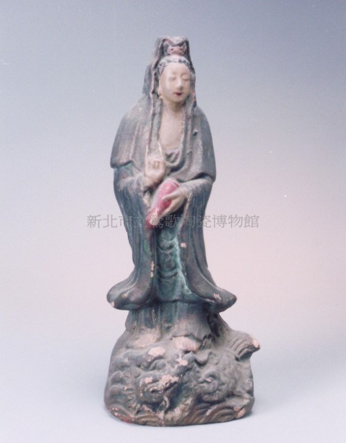 乘鰲持瓶觀音立像藏品圖，第1張