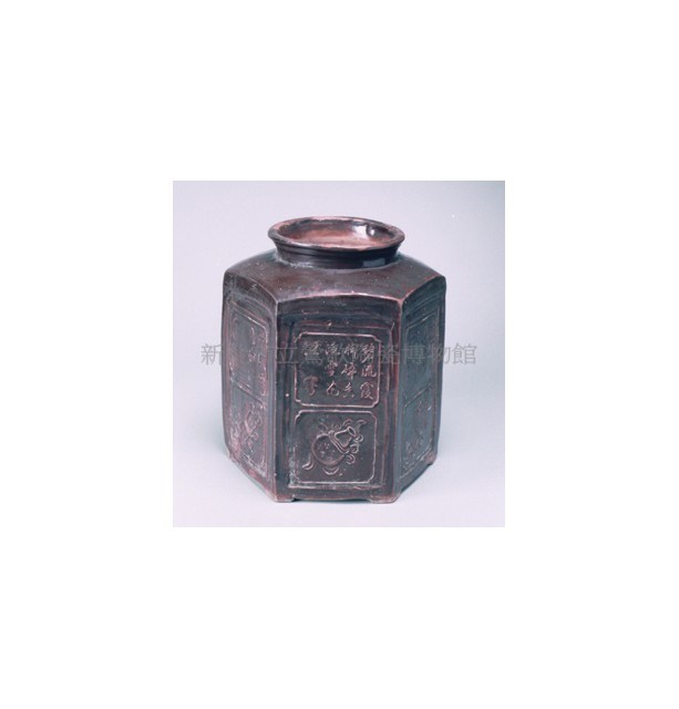 印花六角折肩罐藏品圖，第1張
