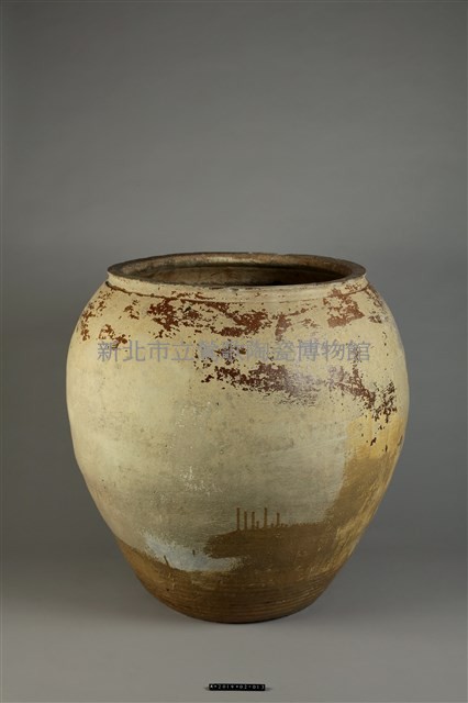 滿塗白漆大缸藏品圖，第1張