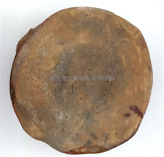黃釉鹿林樹段火爐藏品圖，第3張
