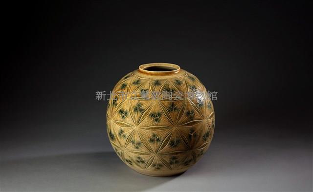 黃瀨戶線文壺藏品圖，第1張