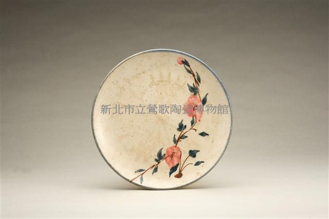 彩繪茶花盤（大）藏品圖，第1張